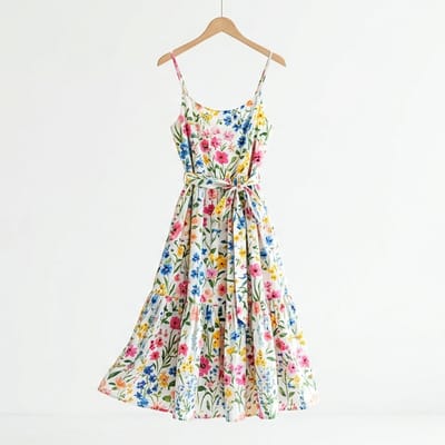 Blossom Wrap Floral Summer Dress